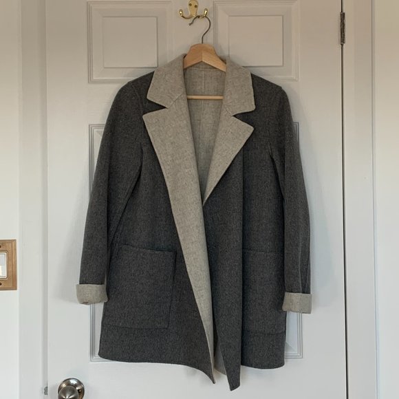 Theory Sileena Reversible Wool Coat - Picture 6 of 12
